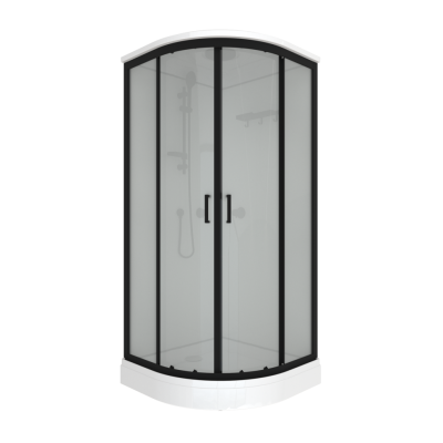 Душевая кабина Triton Прайм-Блэк-Вельвет А 90х90 низкий поддон